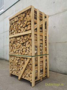 crate of kiln dried birch