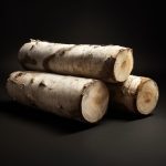 round Birch Firewood logs