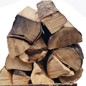 Hornbeam logs stacked kiln dried firewood for sale dublin