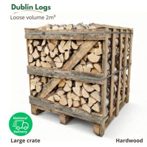 Large Crate Kiln Dried of Birch Hardwood