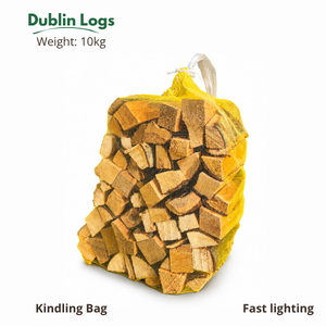 Chunky Alder Kindling Logs – 10kg Bag